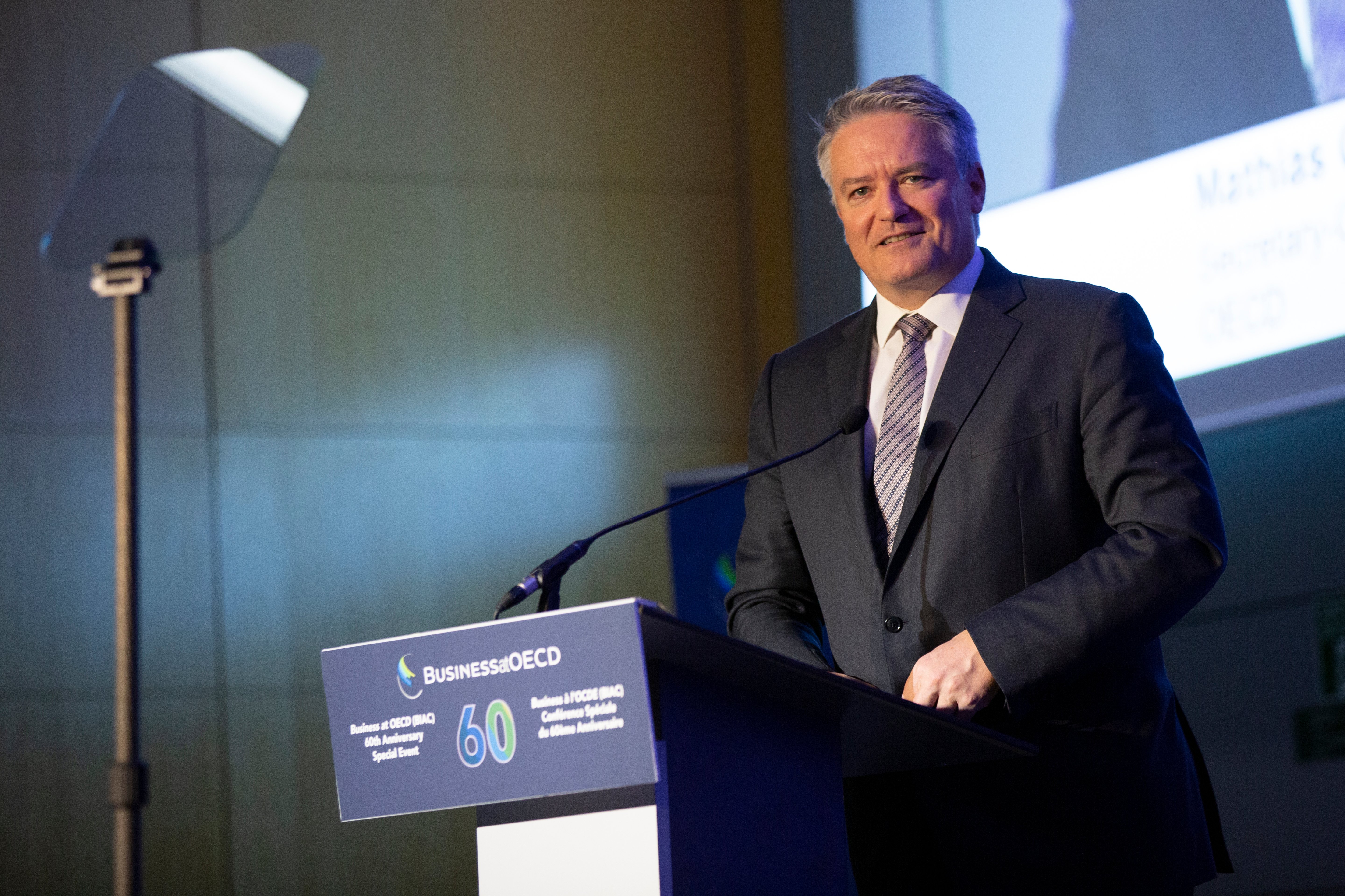 Secretary-General Mathias Cormann speaks at the Business at OECD B20 60th Anniversary event (1)