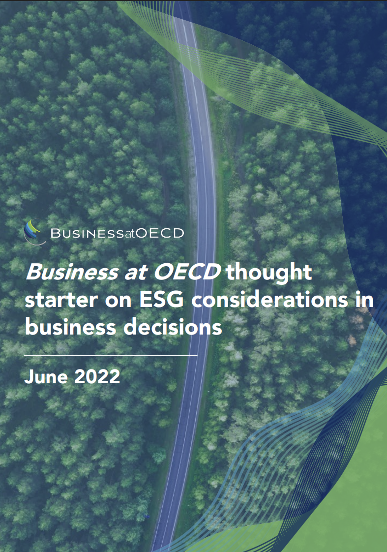 BIAC Thought starter on ESG