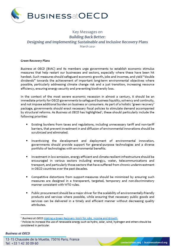 building back better 2021